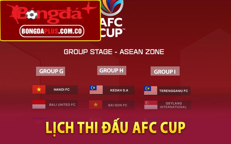Lịch thi đấu AFC Cup